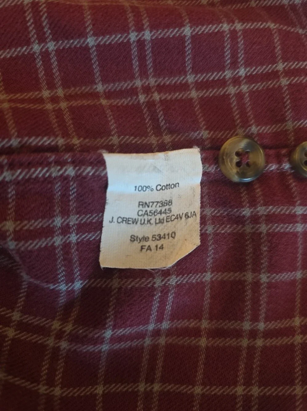 J.Crew - Heavyweight Flannel Workshirt 2-Shirt Bundle - Large - Red & Grey Blue